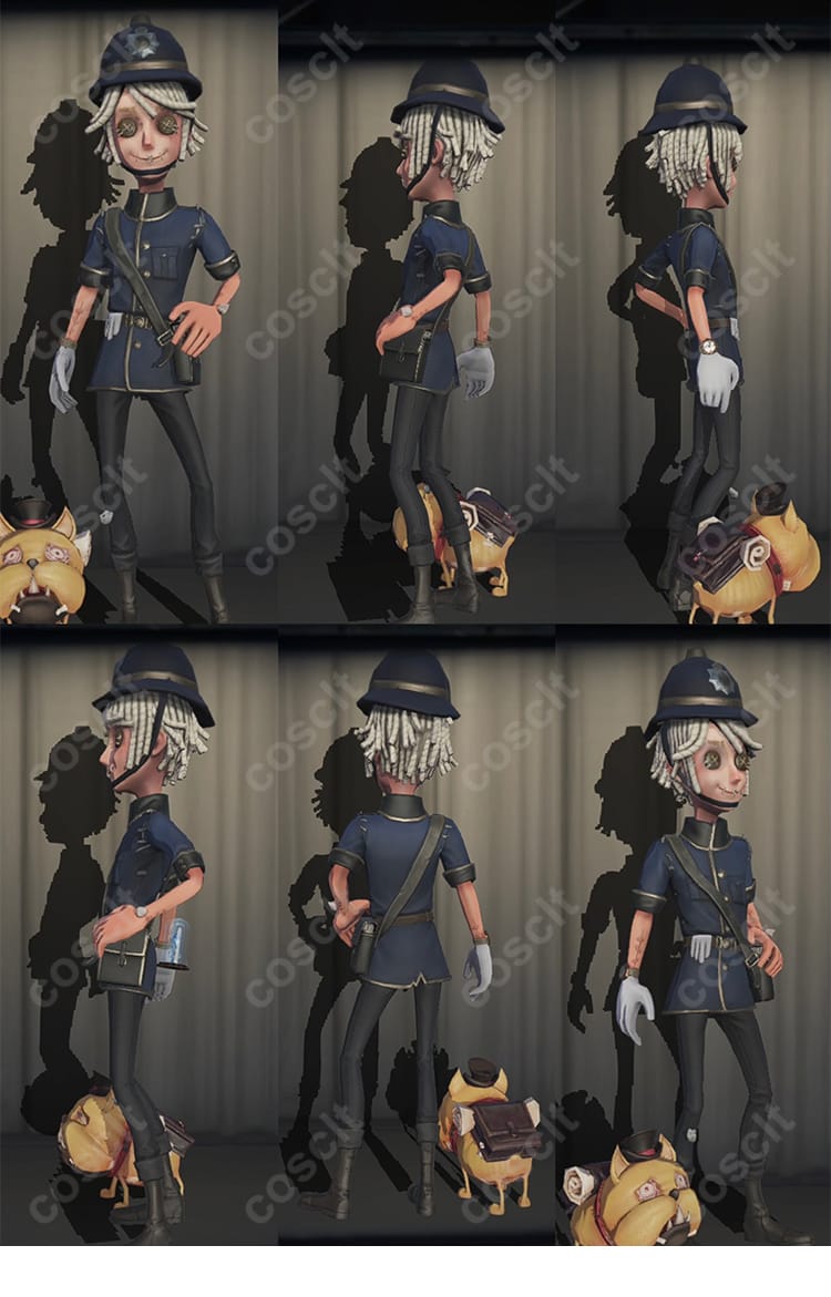 ポストマン（ビクター・グランツ）警官コスプレ衣装のキャラクター画像。IdentityVのゲームキャラクターを忠実に再現したコスプレ衣装。コスプレ愛好者必見！