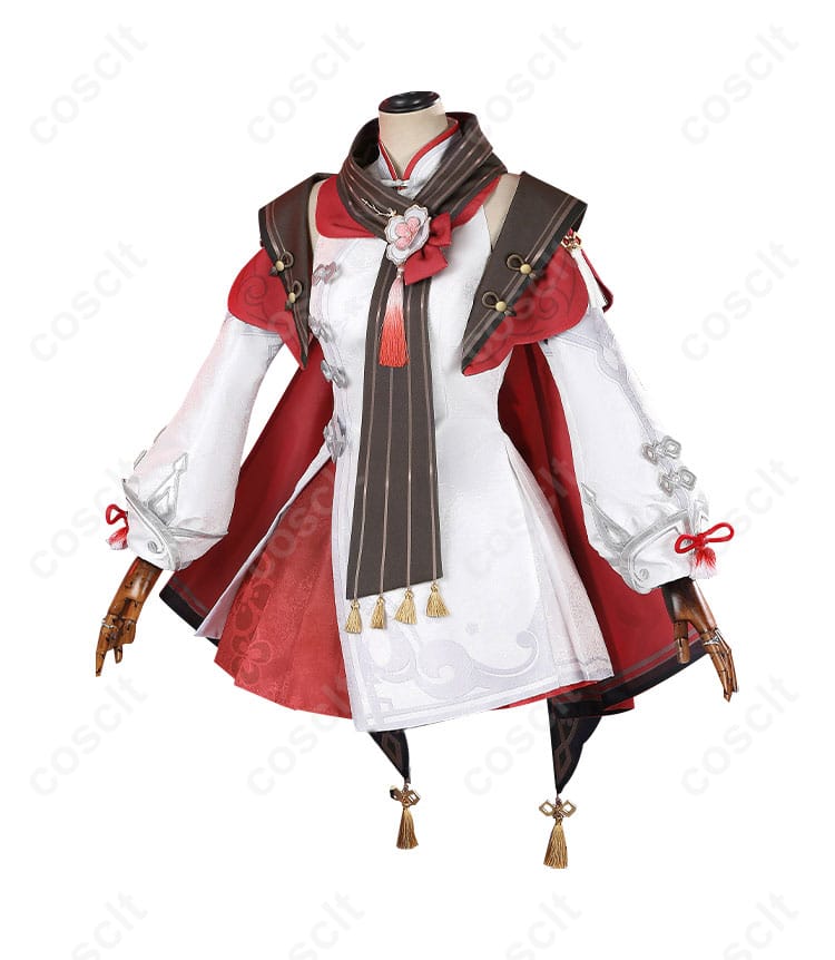 商品側面から見たコスプレ衣装 – 原神 フータオ（胡桃）コスプレ
