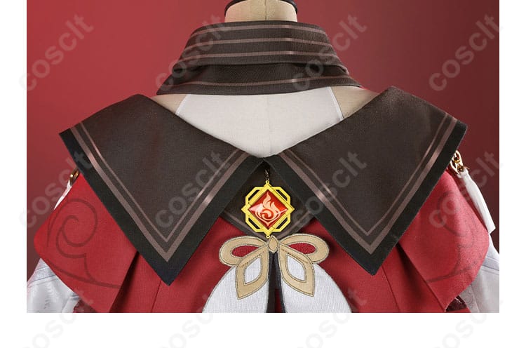 服装背面のディテール – フータオ（胡桃） コスプレ衣装