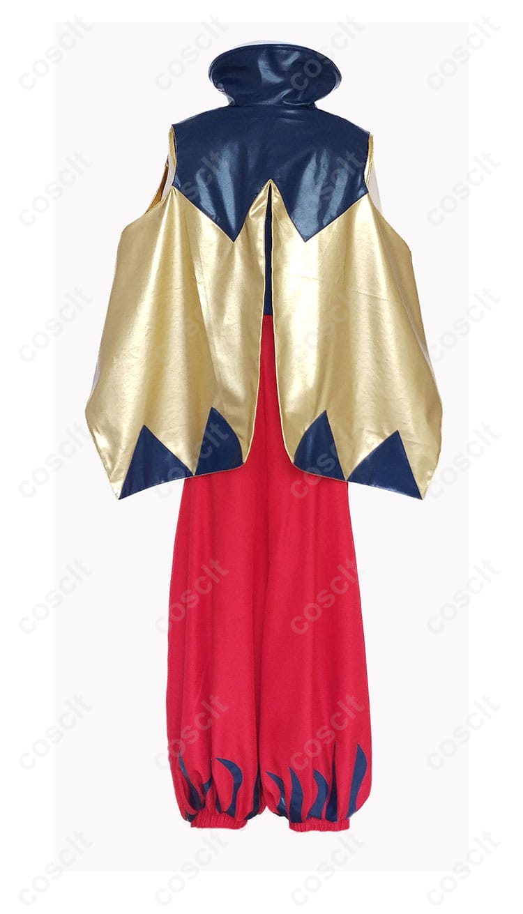 Fate/Grand Order ギルガメッシュ キャスター コスプレ衣装 背面の詳細画像。背中のデザインと美しい刺繍が特徴。