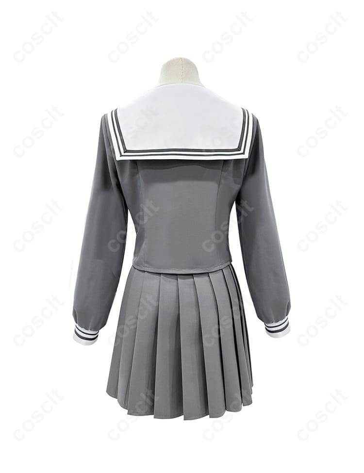 プロジェクトセカイ 宮益坂女子学園 セーラー服 コスプレ衣装 背面詳細、忠実再現で完璧