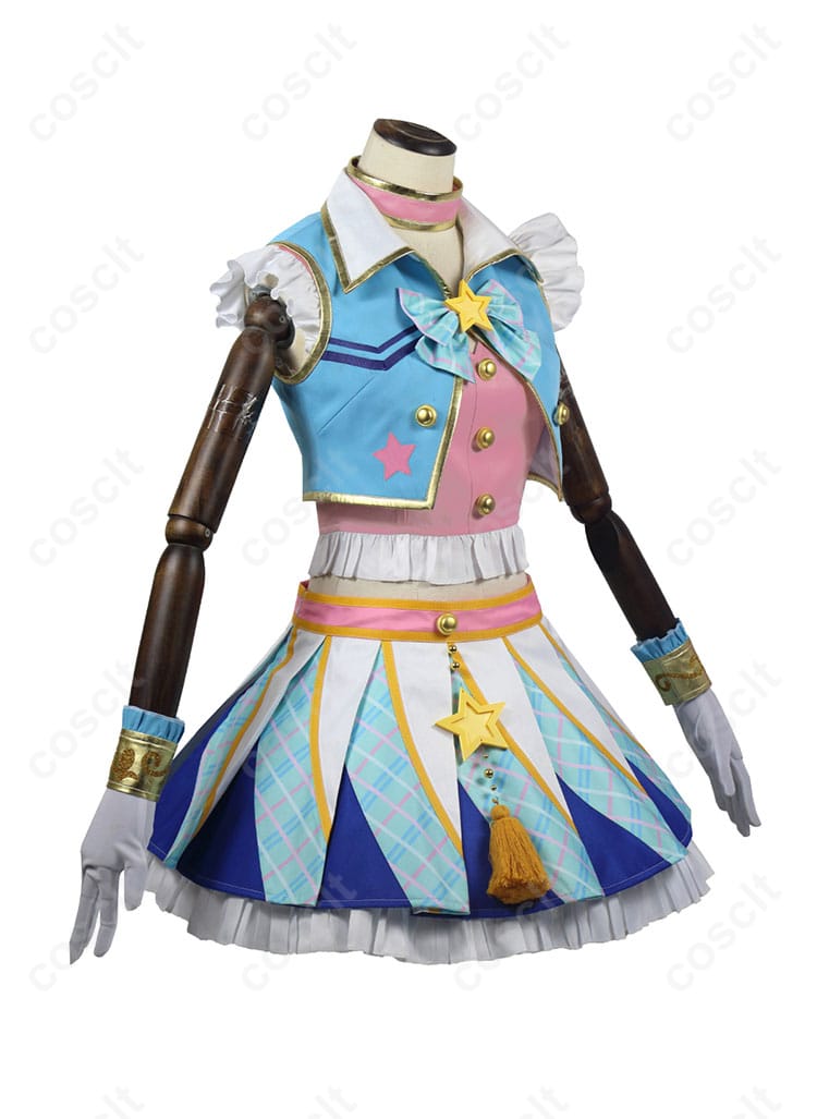 アイカツ！ 天羽まどか コスプレ衣装 商品右側 - 衣装の側面から見た美しいシルエット