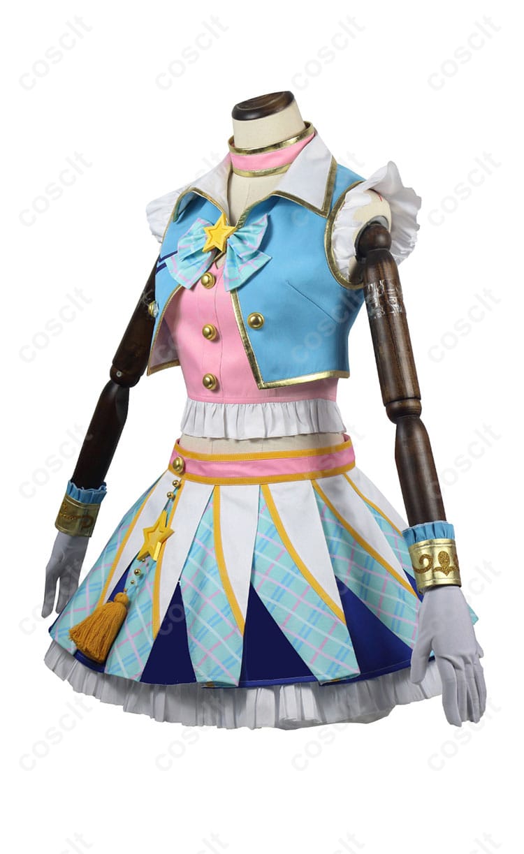 アイカツ！ 天羽まどか コスプレ衣装 商品左側 - コスプレ衣装の立体感とフィット感を確認