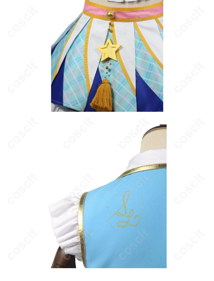 アイカツ！ 天羽まどか コスプレ衣装 服装門襟、領口装飾細部 - 衣服の襟とディテールにフォーカス