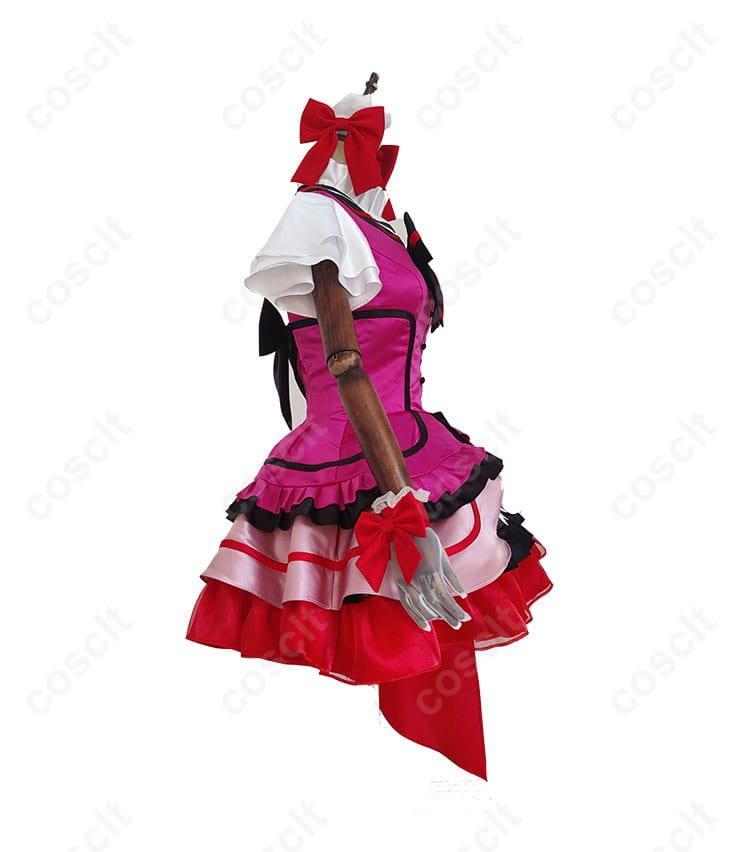 ラブライブ！ 矢澤にこのコスプレ衣装の側面画像。詳細なデザインと完璧なシルエットが特徴の一品。