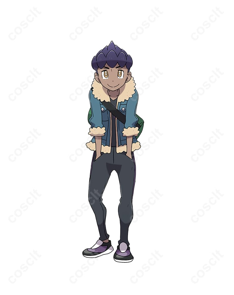 ポケモン剣盾 ホップ コスプレ衣装の全身画像。高忠実度再現で、ゲームキャラクターのホップの魅力を完全再現。今すぐチェック！