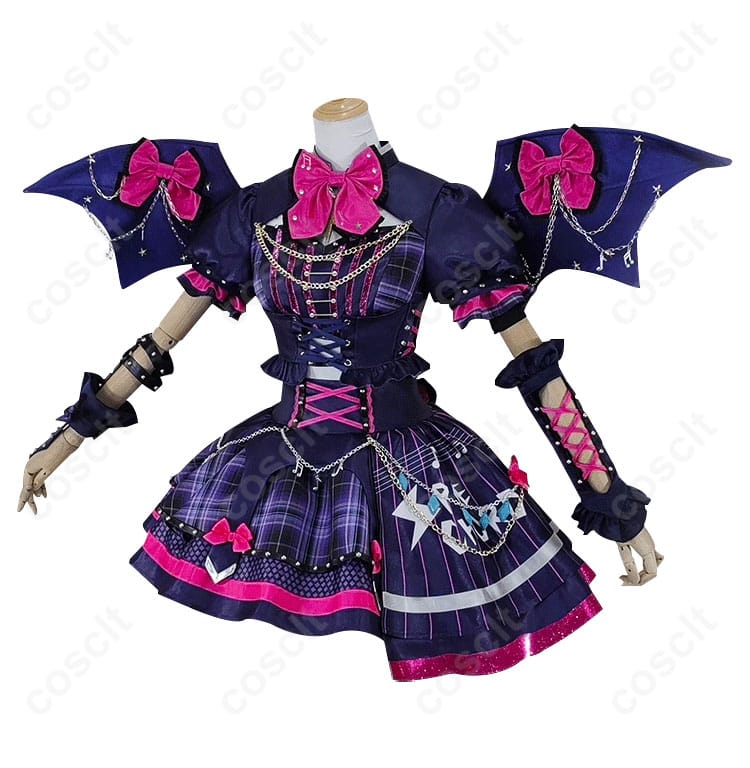サイズと寸法対応表の展示画像 - アイカツスターズ！桜庭ローラ コスプレ衣装『星のツバサ』のサイズガイド