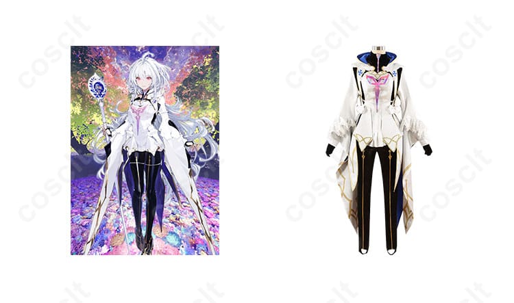 プロトマーリン コスプレ衣装 レディ・アヴァロン Fate/Grand Order キャラクターと一緒に写した商品正面