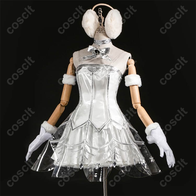 初音ミクシリーズ（ミクシンフォニー2025） 初音ミク（シンフォニー2025） コスプレ衣装 ワンピース・ベール・イヤーマフセット 高品質コスプレ通販 - 2枚目の画像