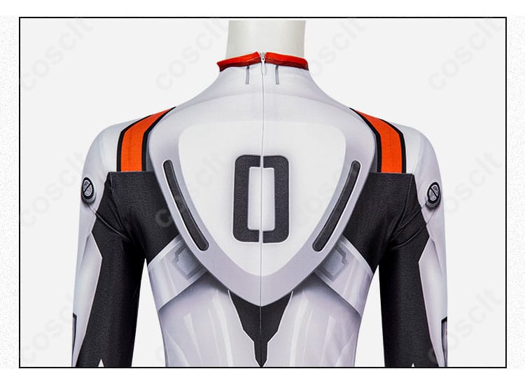 服装背面装飾細節 - 綾波レイのコスプレ衣装背面ディテール