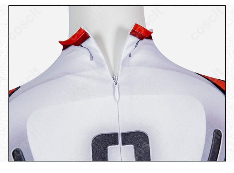 服装衣链装飾細節 - 綾波レイ コスプレ衣装衣链部分のディテール