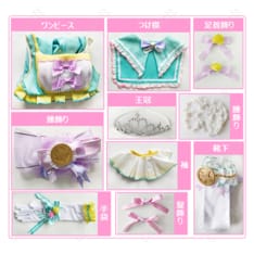 ラブライブ！シリーズ（スクフェス） ラブライブ！スクールアイドルフェスティバル 小泉花陽 コスプレ衣装 カウントダウンライブ編 新しい年をみんなと（忠実再現、透湿素材使用） - 4枚目の画像（サムネイル）