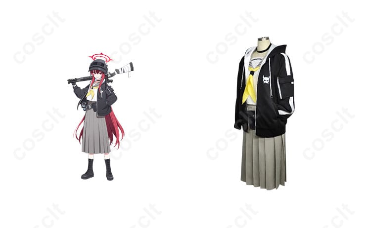 ブルーアーカイブ 河駒風ラブ コスプレ衣装とキャラクターのコラボレーション画像。コスプレ愛好者に最適なアイテムです。