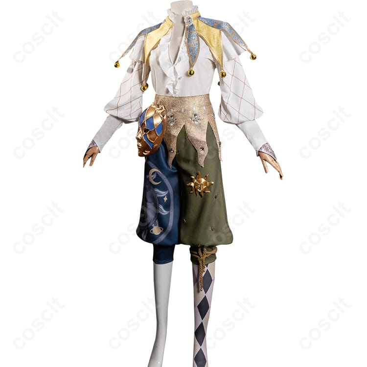 IdentityV（第五人格） 泣きピエロ（ジョーカー） コスプレ衣装 燃え尽きた太陽 バージョン（高い再現度・快適な素材） - 2枚目の画像