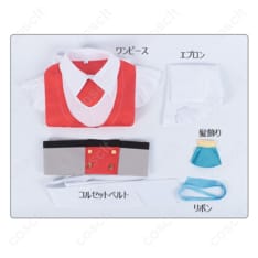 「いずれ最強の錬金術師？（いずれ最強の錬金術師） マリア コスプレ衣装 ワンピース＆エプロン付き」 - 5枚目の画像（サムネイル）