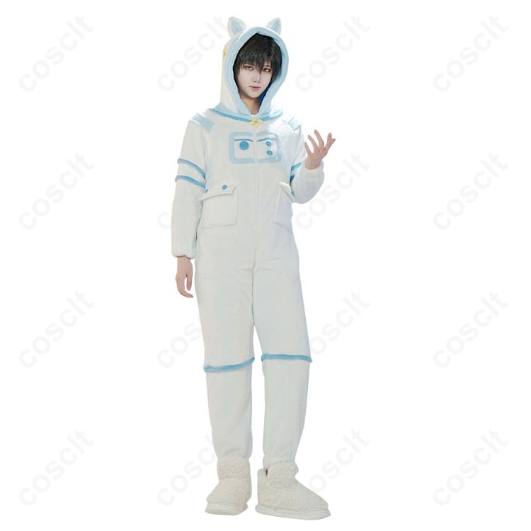 恋と深空 宇宙冒険家／宇宙夢想家 コスプレ衣装（プレイヤーアバター） ジャンプスーツ・翼・尻尾セット 高還原度・快適素材 コスプレ通販 - 5枚目の画像