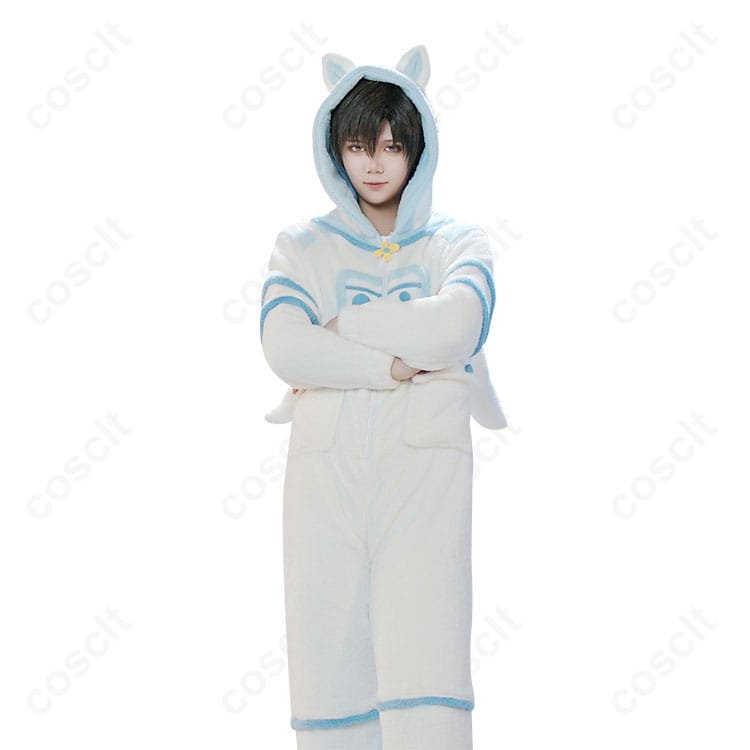 恋と深空 宇宙冒険家／宇宙夢想家 コスプレ衣装（プレイヤーアバター） ジャンプスーツ・翼・尻尾セット 高還原度・快適素材 コスプレ通販 - 7枚目の画像