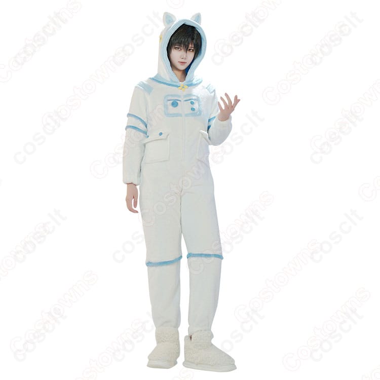 恋と深空 宇宙冒険家／宇宙夢想家 コスプレ衣装（プレイヤーアバター） ジャンプスーツ・翼・尻尾セット 高還原度・快適素材 コスプレ通販 - 9枚目の画像