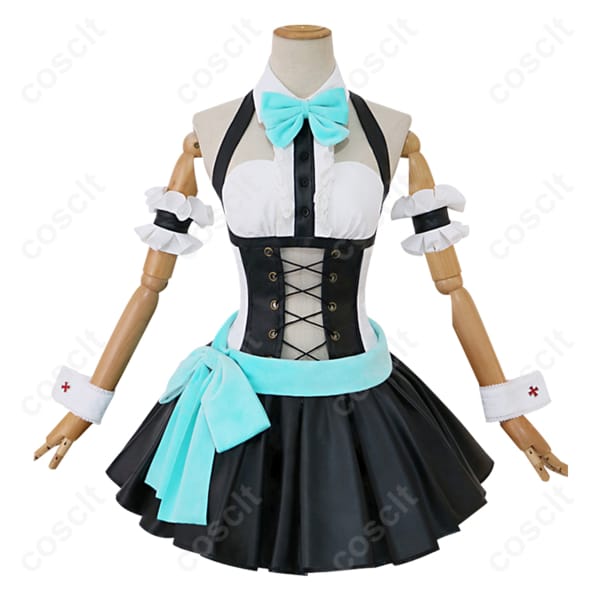 初音ミクシリーズ（ミク） 初音ミク バニー衣装 コスプレ衣装 ワンピース＆アクセサリーセット（高再現度・快適素材）
