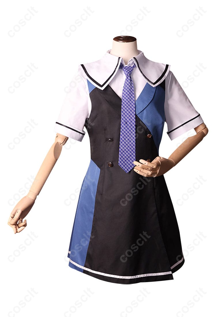商品の正面図。グリザイア クロノスリベリオンの榊由美子コスプレ衣装の前面詳細。