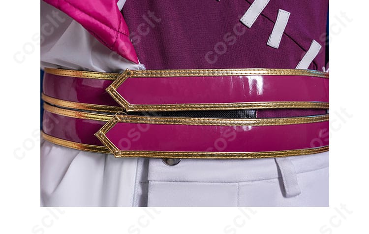 納棺師コスプレ衣装の腰ベルト装飾。デザインにこだわった美しい装飾。