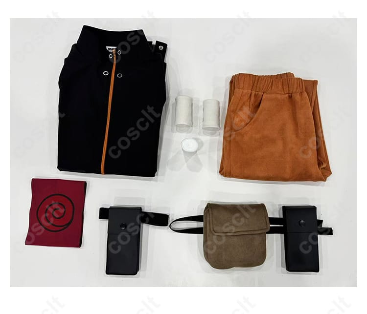 うずまきナルト コスプレ衣装セット内容画像 - コスプレ衣装の全セット内容をご確認ください。