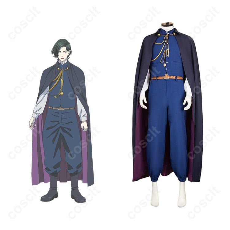 森蘭丸 コスプレ衣装 商品正面とキャラクター人物の比較画像 - 高い再現度でリアルなデザインを再現