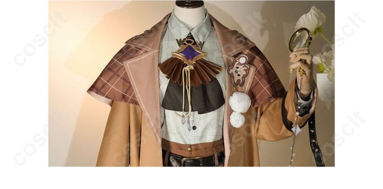 コスプレ衣装の装飾ディテール、ブレイドの服の装飾やデザインの美しさ。