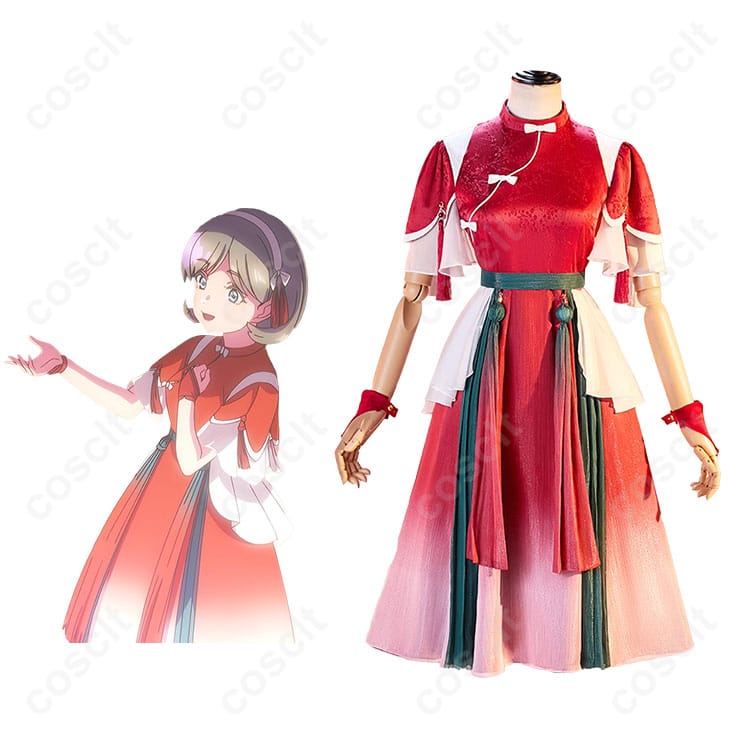 唐可可 コスプレ衣装 ラブライブ！スーパースター!! 正面とキャラクターの組み合わせ画像 高精度再現