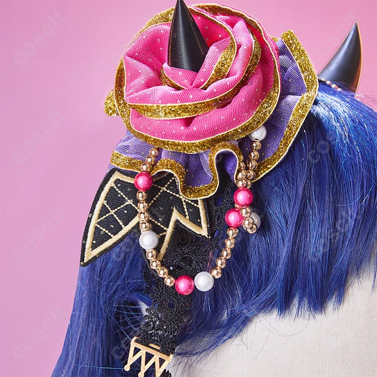 ラブライブ！スクールアイドルフェスティバル（スクフェス） 津島善子 コスプレ衣装 小悪魔編 堕天使コーディネート（忠実再現・快適な着心地） - 4枚目の画像