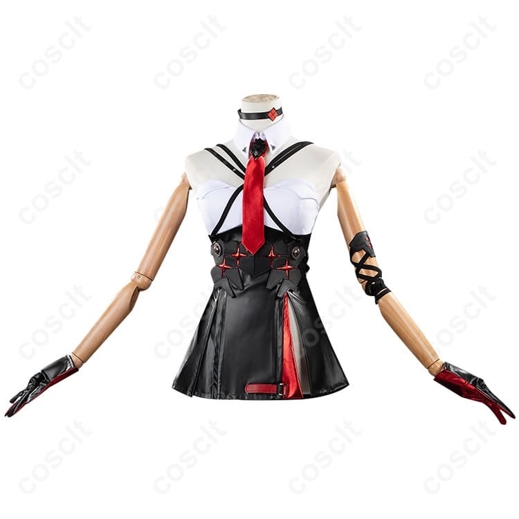 勝利の女神: NIKKE ラピ コスプレ衣装 - レッドフード - 高忠実再現、詳細な刺繍とデザイン - 3枚目の画像