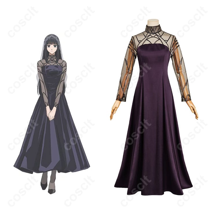 SAKAMOTO DAYS 大佛 黒いドレス コスプレ衣装×キャラ比較―忠実再現 コスプレ通販