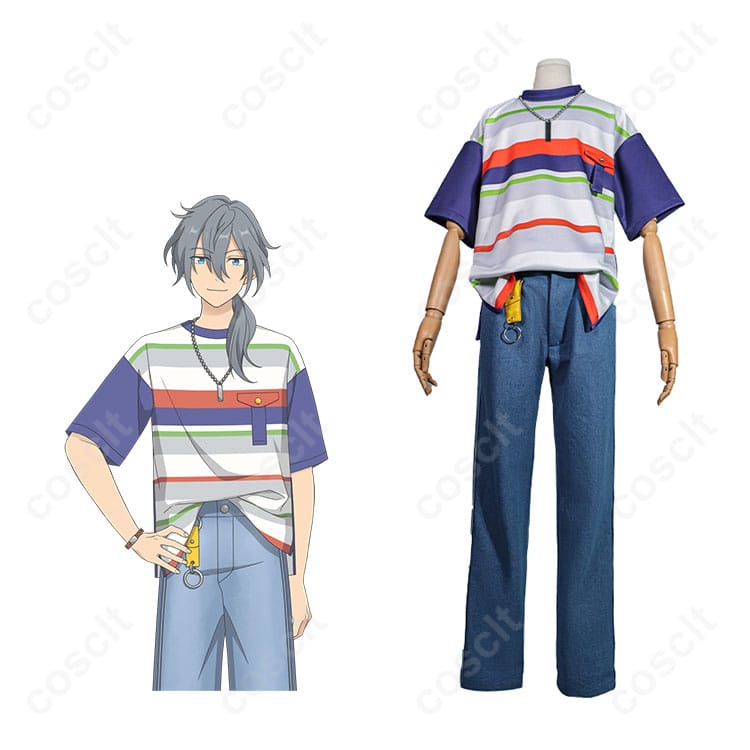 椎名ニキ 私服2 春夏Ver コスプレ衣装 フロント＆キャラ比較画像 あんスタMusic 高再現度で即チェック
