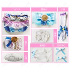 ラブライブ！シリーズ（ラブライブ！） ラブライブ！スクールアイドルフェスティバル（スクフェス） 園田海未 コスプレ衣装 カウントダウンライブ編「スタートはステージで」忠実再現・送料無料【コスプレ通販】 - 4枚目の画像（サムネイル）