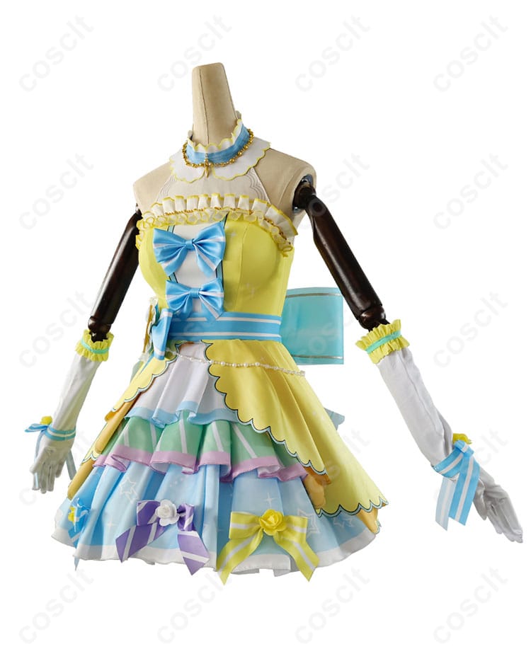 スクフェス 星空凛 コスプレ衣装 サイドシルエット｜ライン＆フィット感
