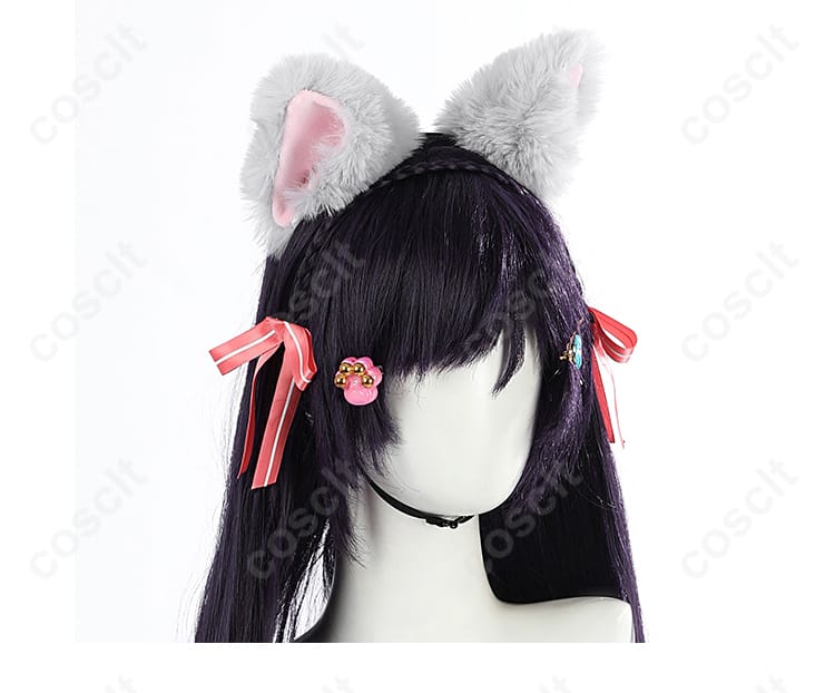 スクスタ 東條希 猫日和ver コスプレ衣装 ヘッドドレス＆髪飾りディテール