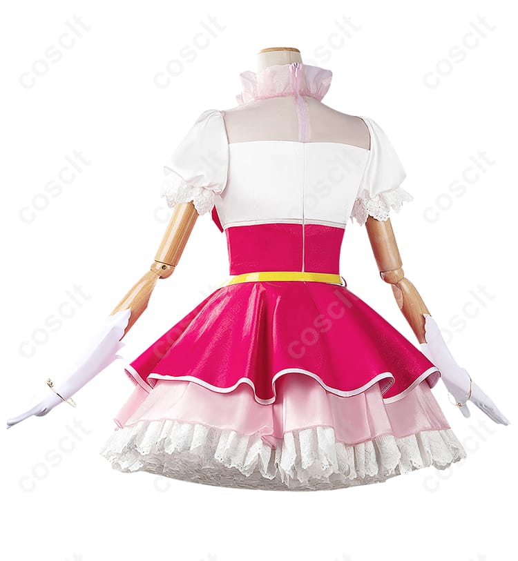 キュアミラクルコスプレ衣装の側面の詳細画像。
