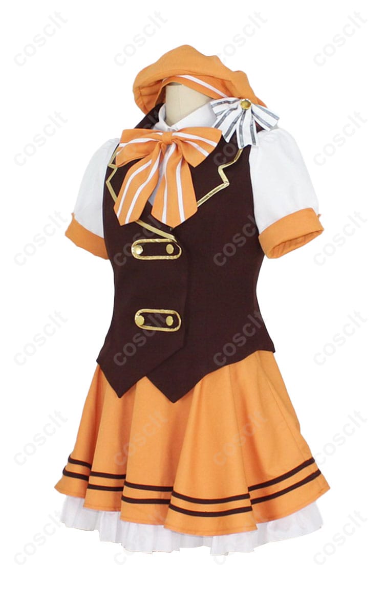 「ご注文はうさぎですか？」 シャロ メイド服コスプレ衣装 左側画像。細部までこだわり抜いたデザイン。