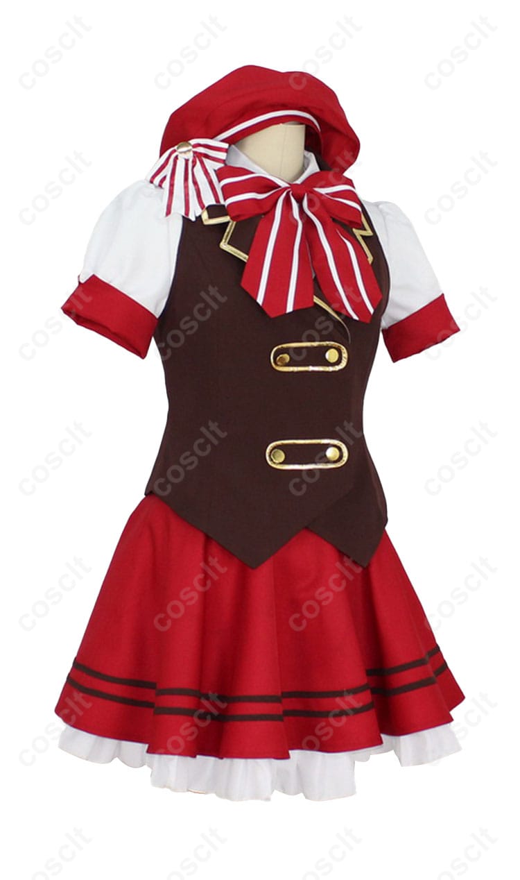 ココアメイド服コスプレ衣装の右側の画像。ディテールがよく分かります。