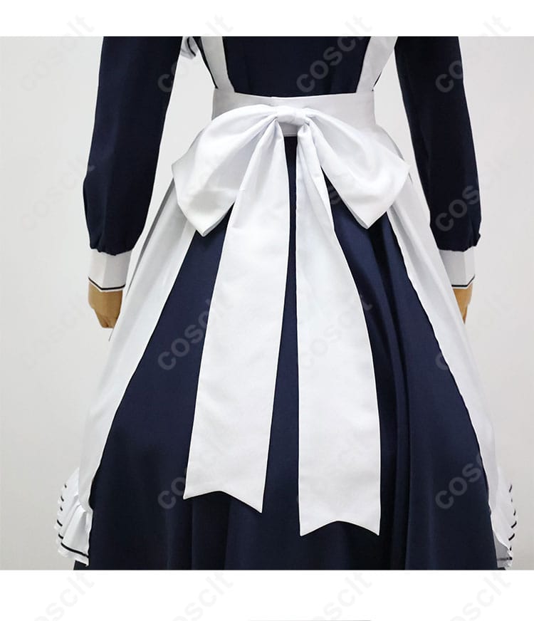 エプロン背面のリボンディテール - 四季ナツメのメイド服エプロン部分のディテール