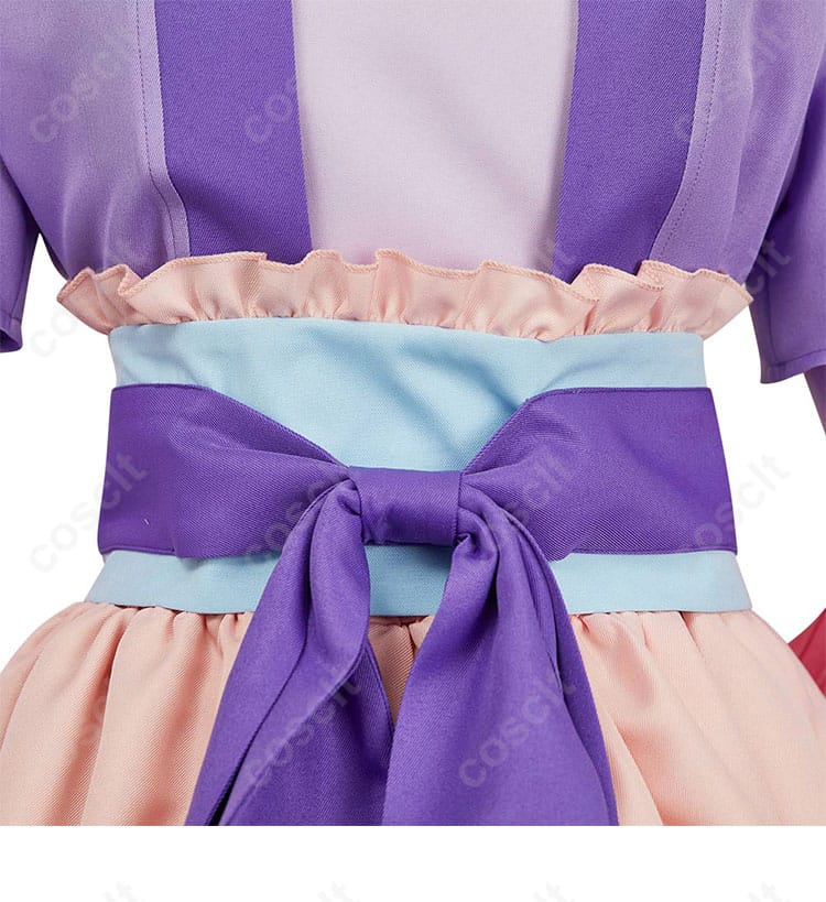 薬屋のひとりごと 猫猫（マオマオ） コスプレ衣装 腰封装飾の詳細。コスプレ衣装の特徴的な部分を強調！