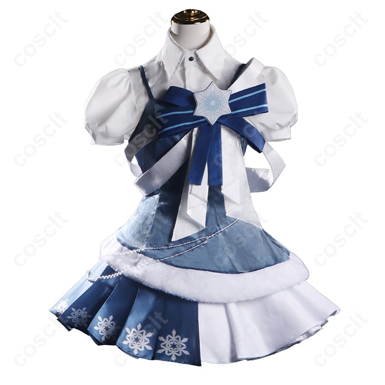 SNOW MIKU 2025 鏡音リン コスプレ衣装 『SNOW MIKU 2025』コスプレ衣装 ショートスカート・ワンピース付き - 1枚目の画像