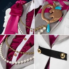あんさんぶるスターズ！！Music ユメ エス カンナ ライカ コスプレ衣装 Special for Princess! ベリイ・ベリイ・スイート・ホワイト♡ スノーホワイト衣装 | コスプレ通販 - 5枚目の画像（サムネイル）