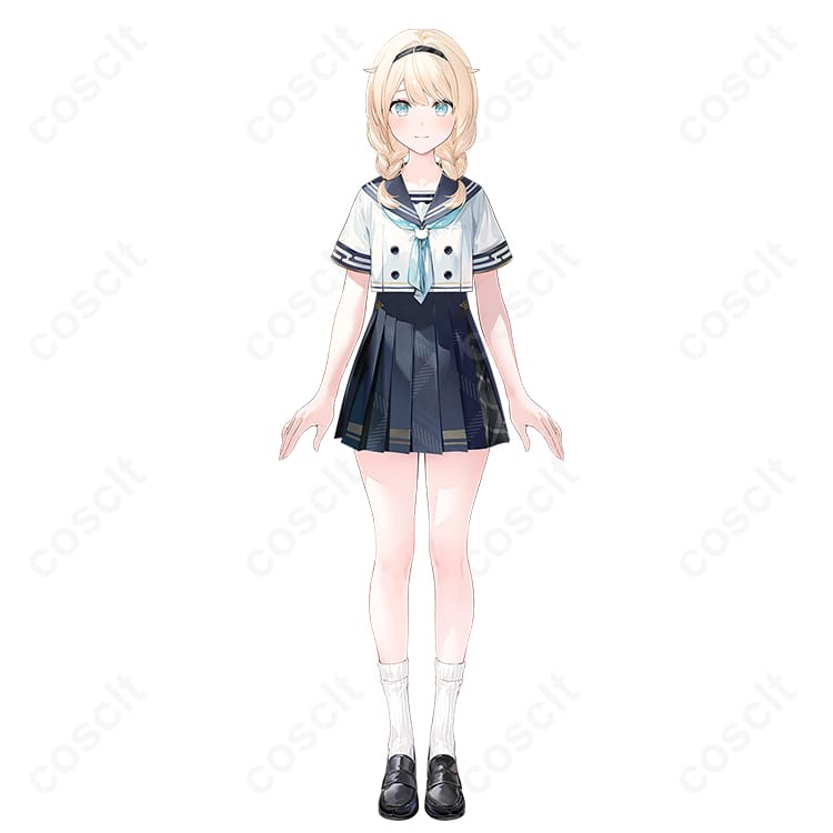 hololive（ホロライブ） 風真いろは コスプレ衣装 セーラー服 制服 オーダーメイド可 高還元率＆快適素材使用 コスプレ通販 - 2枚目の画像