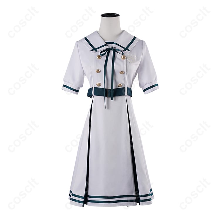 BanG Dream!（バンドリ！） 若葉睦 コスプレ衣装 月ノ森女子学園夏制服 - 高忠実度再現＆快適な着心地のコスプレ通販 - 1枚目の画像