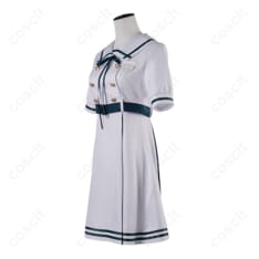 BanG Dream!（バンドリ！） 若葉睦 コスプレ衣装 月ノ森女子学園夏制服 - 高忠実度再現＆快適な着心地のコスプレ通販 - 2枚目の画像（サムネイル）