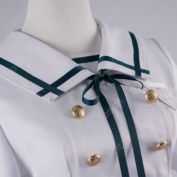 BanG Dream!（バンドリ！） 若葉睦 コスプレ衣装 月ノ森女子学園夏制服 - 高忠実度再現＆快適な着心地のコスプレ通販 - 4枚目の画像