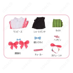 ガールズバンドクライ（ゲーム） 井芹仁菜 コスプレ衣装 ワンピース・ショートパンツ・蝶ネクタイ・ヘアピン付き コスプレ通販 - 4枚目の画像（サムネイル）