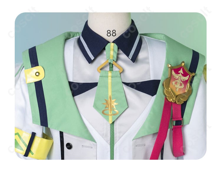 衣服のネクタイ装飾細部 - プロメッサ衣装 コスプレ衣装のネクタイデザインの詳細