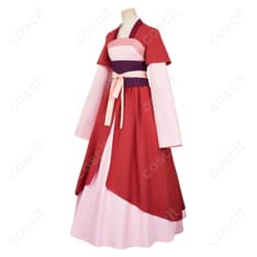 薬屋のひとりごと（薬屋） 猫猫（マオマオ） コスプレ衣装 4点セット（スカート、トップス、コルセットベルト、髪飾り） - 2枚目の画像（サムネイル）